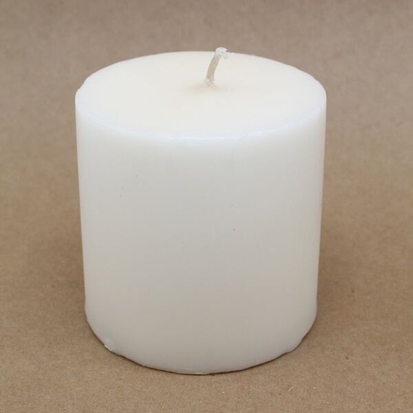 Krem Kütük Mum 7x7 cm