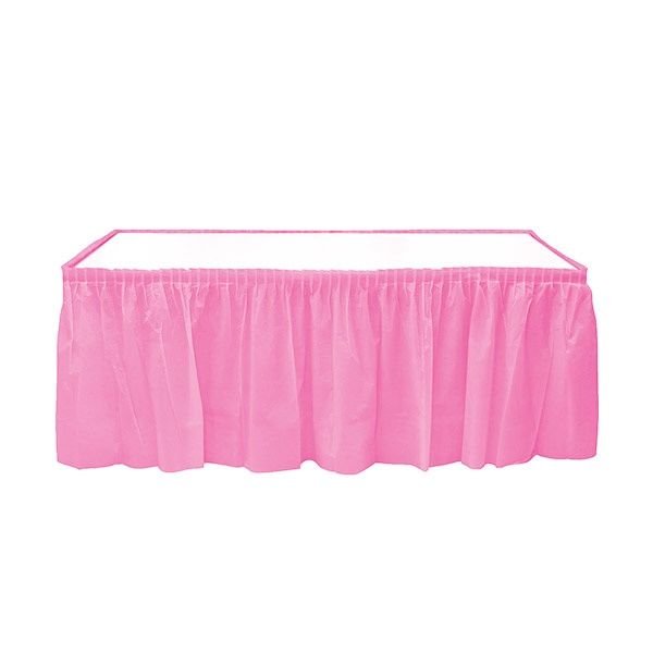 Plastik Pembe Masa Eteği