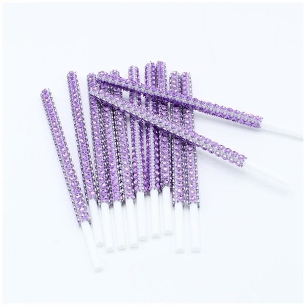 Taşlı Mor Kek Pops Çubuğu 12 li