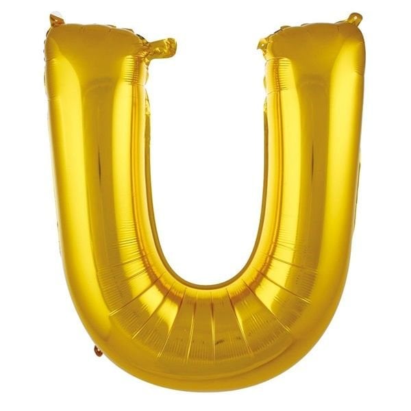 Folyo Gold U Harf Balon