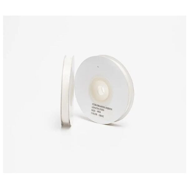 Krem Organze Kurdela 6 mm 22 mt