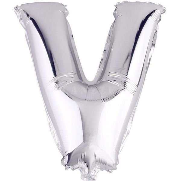 Folyo Gümüş V Balon 100 cm