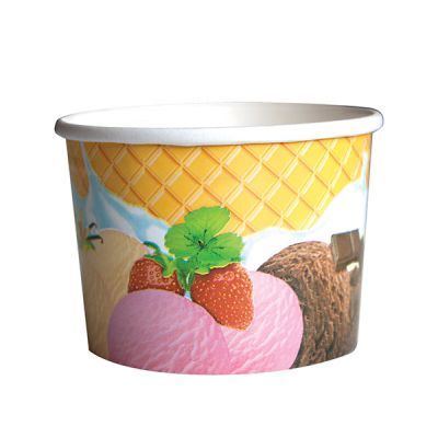 Karton Dondurma Kasesi 200 cc 25 Adet