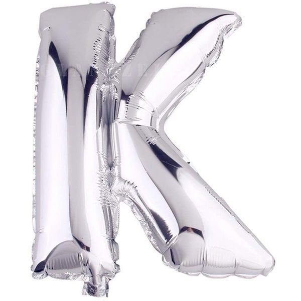 Folyo Gümüş K Balon 100 cm