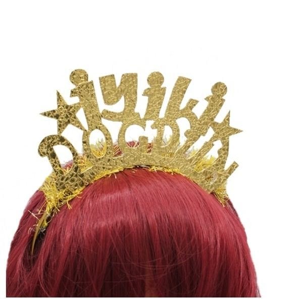 Eva Gold İyiki Doğdun Taç