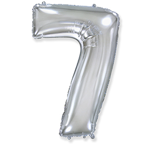 Folyo Gümüş 7 Balon 40 cm