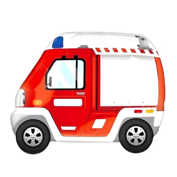 Folyo Kırmızı İtfaiye Balon 58 cm