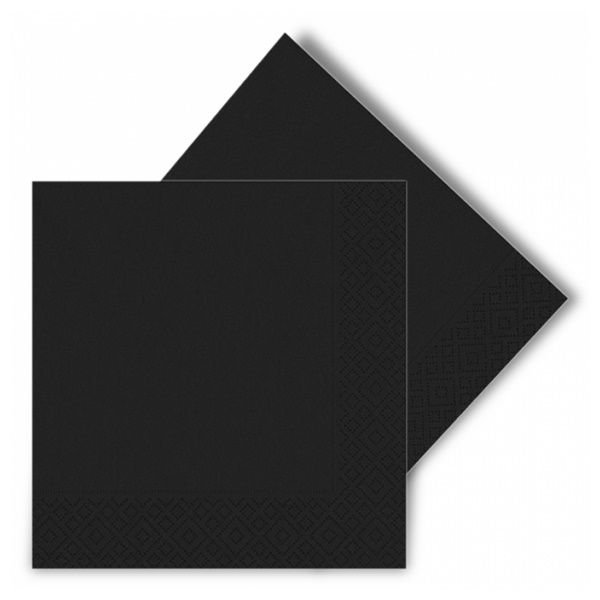 Siyah Peçete 16 lı