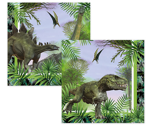 Vahşi Jurassik Dinazor Peçete 16 Adet