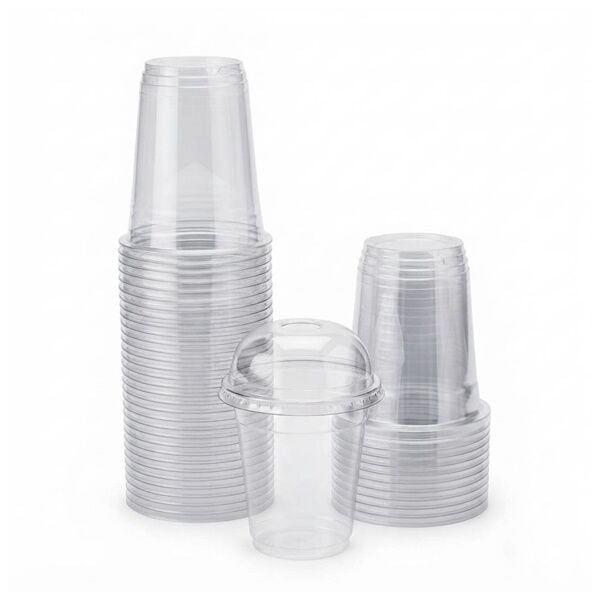 Plastik Milkshake Bardağı 350 cc 50 Adet