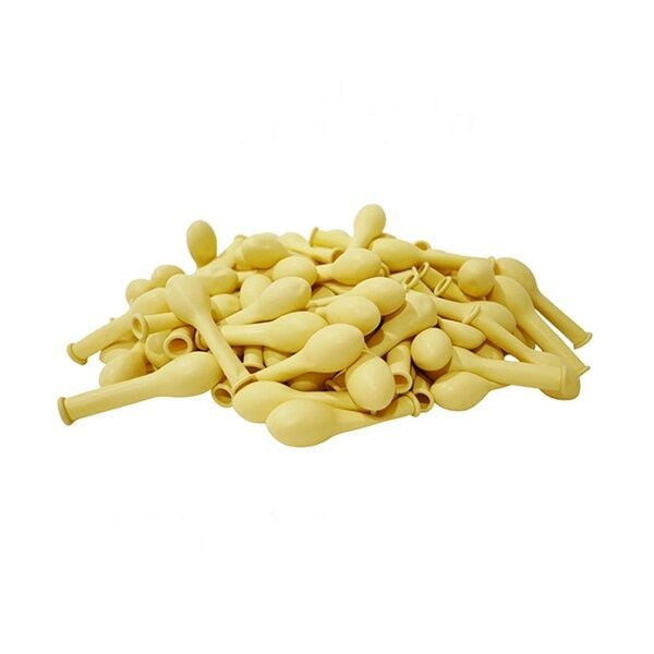 Mini Makaron Sarı Balon 5 inc 10 Adet
