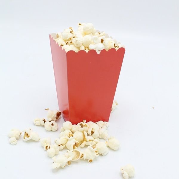 Kırmızı Popcorn Kutusu 8 Adet