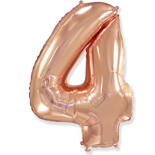 Folyo Rose Gold 4 Yaş Balon 76 cm