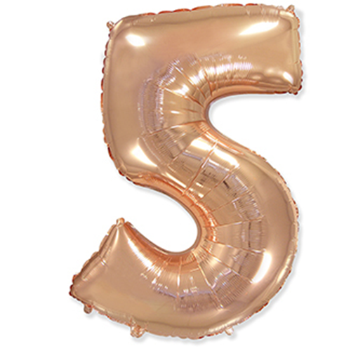 Folyo Rose Gold 5 Yaş Balon 76 cm
