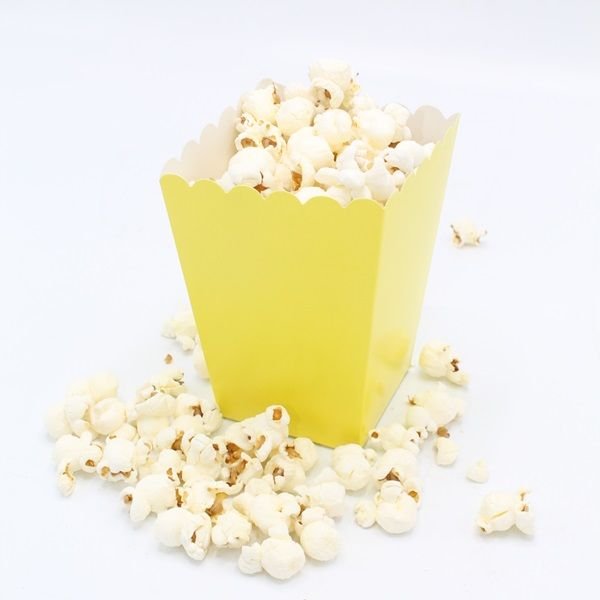 Sarı Popcorn Kutusu 8 Adet