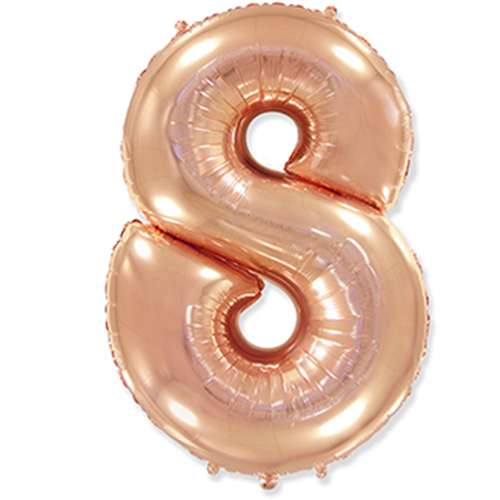 Folyo Rose Gold 8 Yaş Balon 76 cm