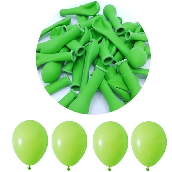 Pastel Mini Açık Yeşil Balon 5 İnc 10 Adet