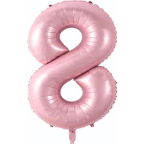 Folyo Pembe Rakam 8 Balon 76 cm
