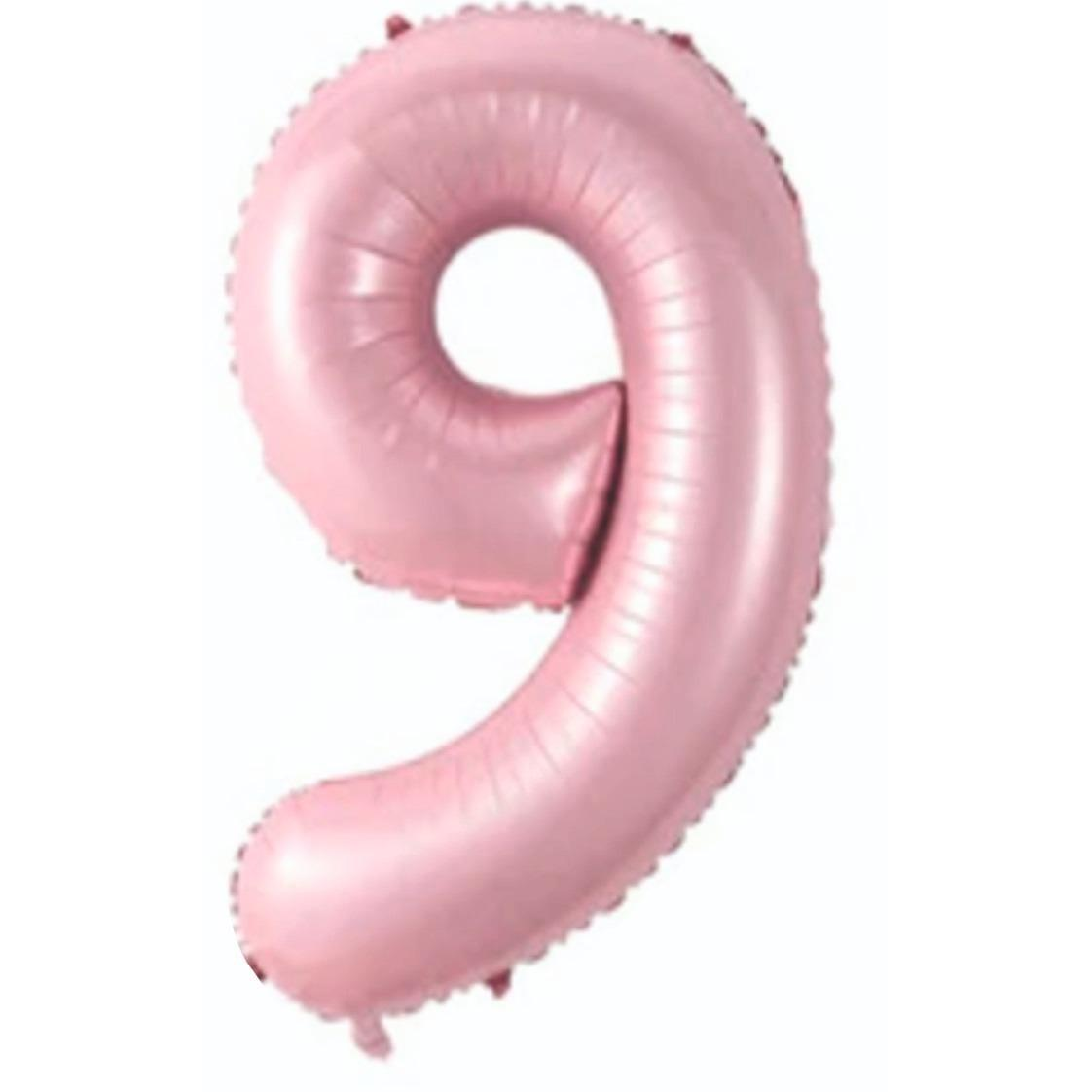 Folyo Pembe Rakam 9 Balon 76 cm
