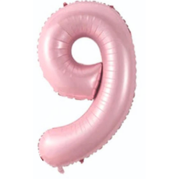 Folyo Pembe Rakam 9 Balon 76 cm