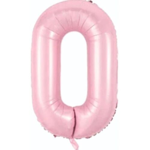 Folyo Pembe Rakam 0 Balon 76 cm