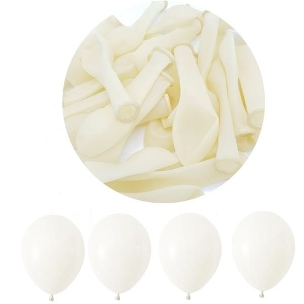 Pastel Mini Şeffaf Balon 5 İnc 10 Adet