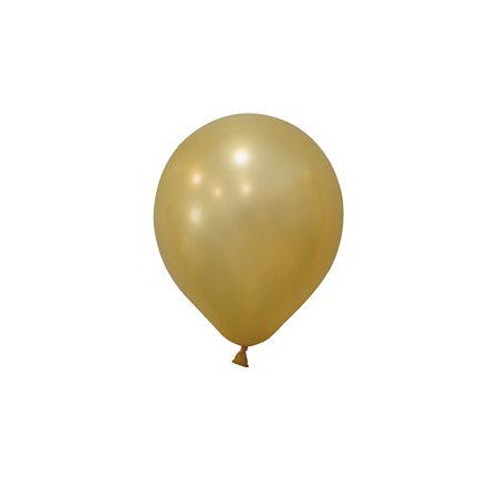Metalik Mini Gold Balon 5 İnc 10 Adet