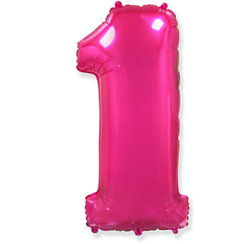 Folyo Fuşya 1 Yaş Balon 82 cm