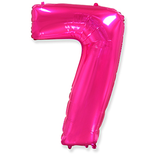 Folyo Fuşya 7 Yaş Balon 82 cm