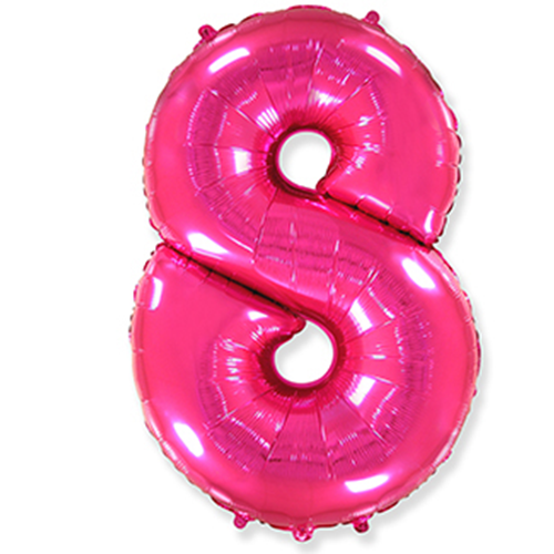 Folyo Fuşya 8 Yaş Balon 82 cm