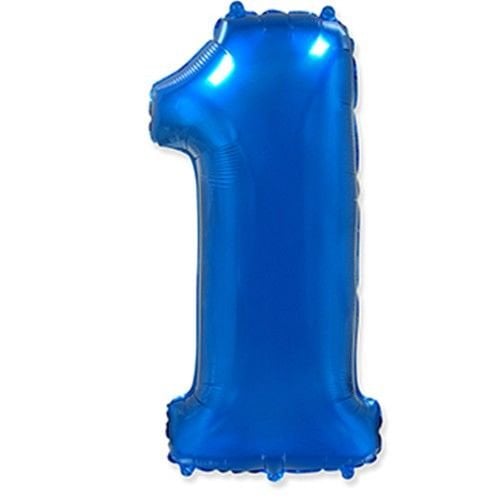 Folyo Mavi 1 Yaş Balon 82 cm