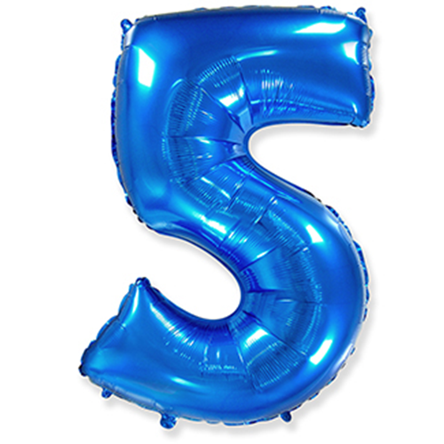 Folyo Mavi 5 Yaş Balon 82 cm