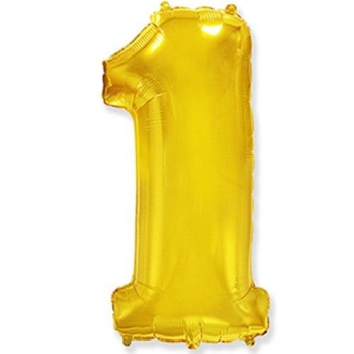 Folyo Gold Rakam 1 Balon 76 cm
