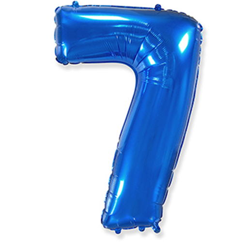 Folyo Mavi 7 Yaş Balon 82 cm