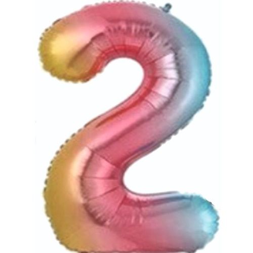 Folyo Renkli 2 Yaş Balon 76 cm