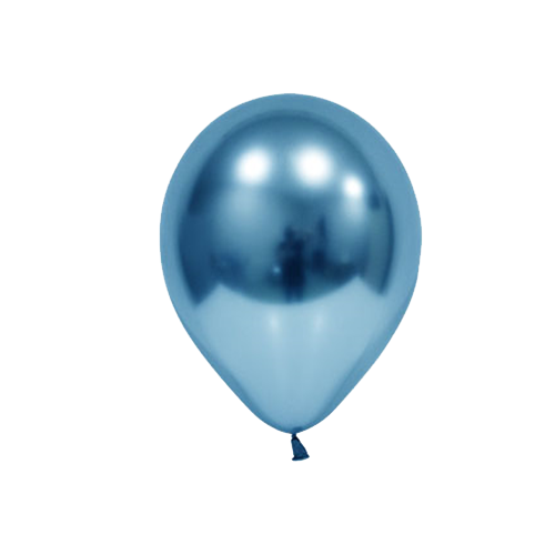 Krom Mavi Balon 12 inc 10 lu